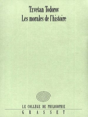 cover image of Les morales de l'histoire